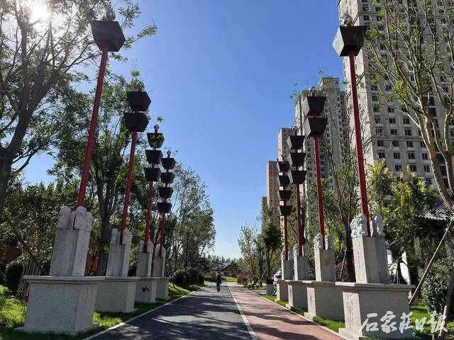 占地3.83公顷 以书院文化为主题 我市东南区域又一公园完工_石家庄市_健身_休闲