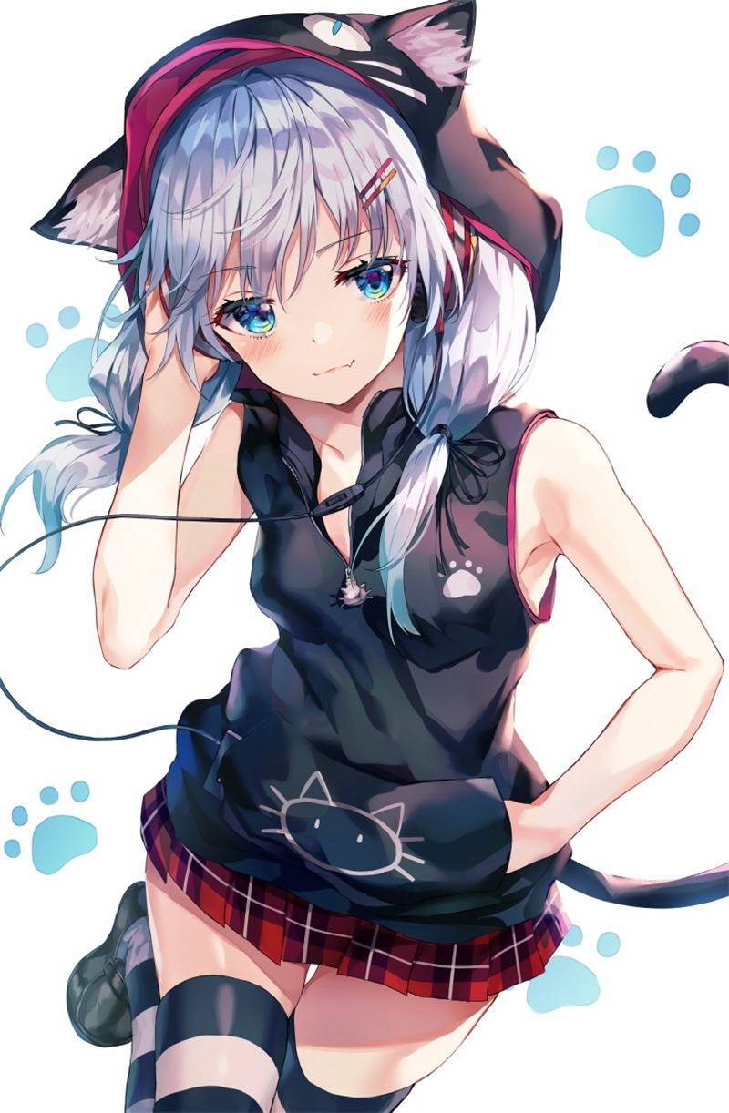 二次元女生头像分享!猫耳特辑p站美图_特辑_头像_女生