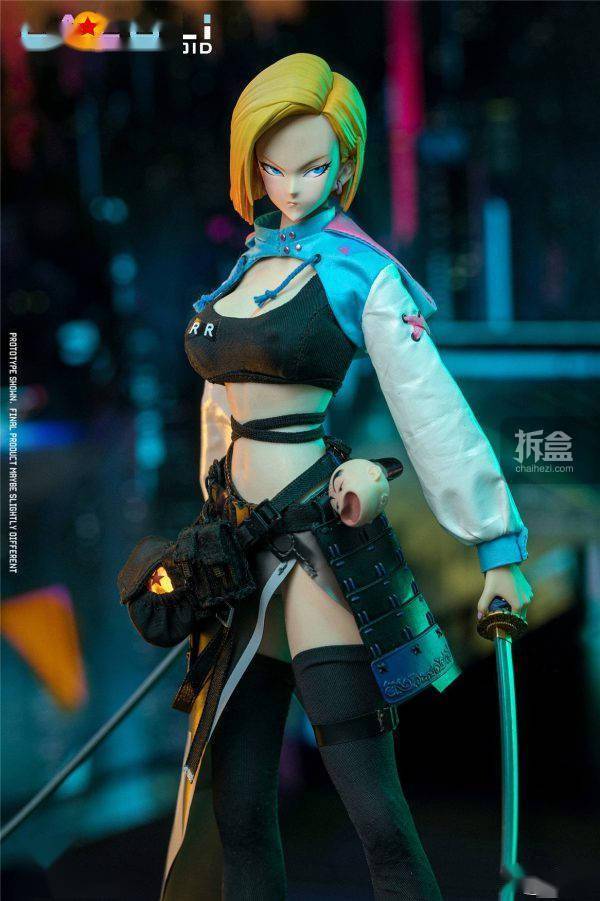 astoys 赛博人形 拉姿丽 龙珠人造人18号同人1/6可动人偶_官方_卡通