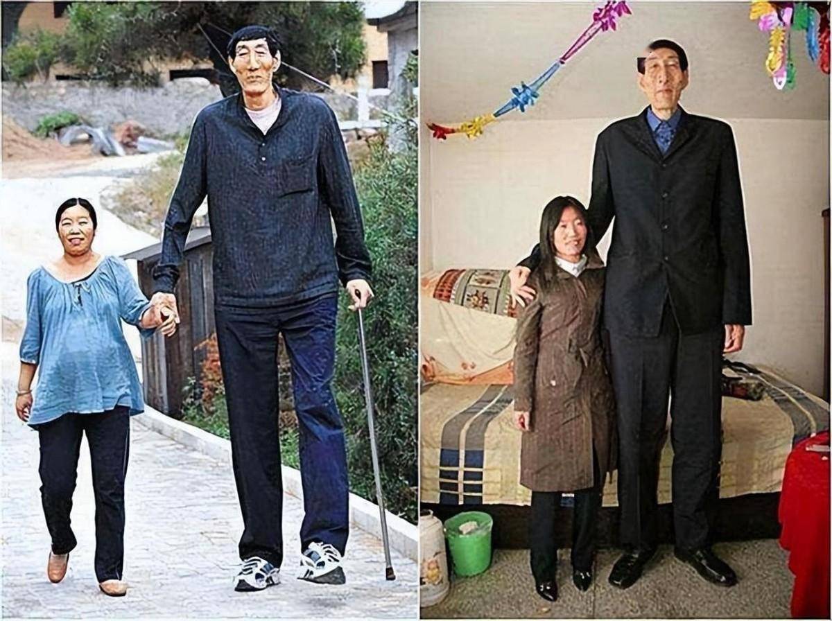 中国第一巨人鲍喜顺:不听医生忠告执意生下一子,儿子现身高多少_个子