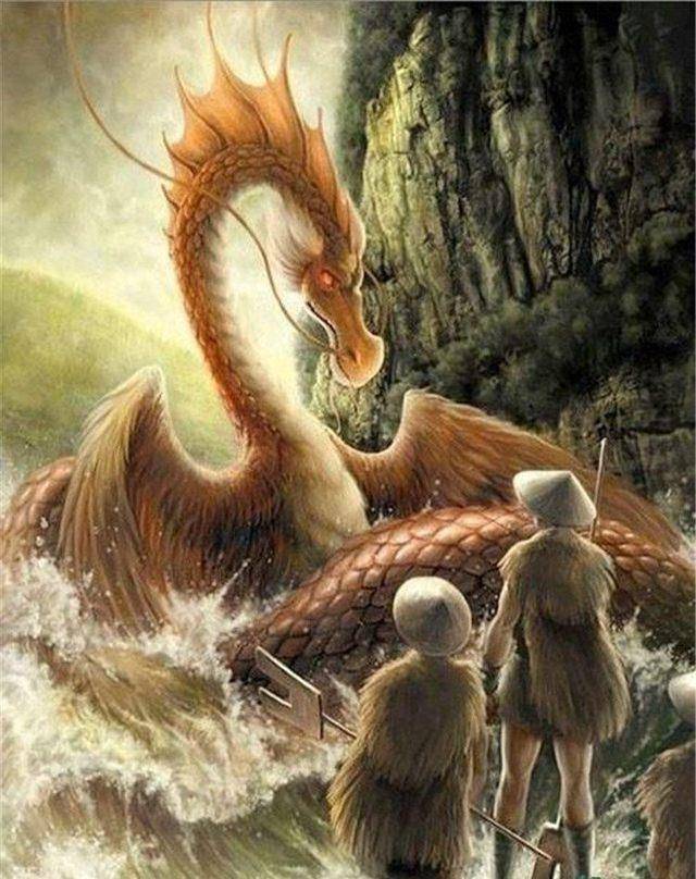 《山海经》四大神兽,一个比一个神奇,掌管日月星辰上古大神是它_鸣蛇