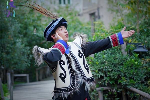 祈福诵,对山歌.汶川羌年民俗展演乐满"屏"_表演_羌族_民族