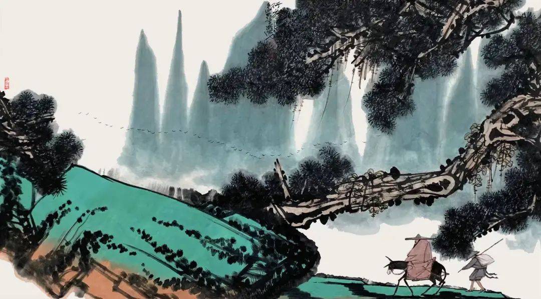 李鼎成|2023 · 当代中国山水画名家笔墨品鉴展_艺术化_创作_河山