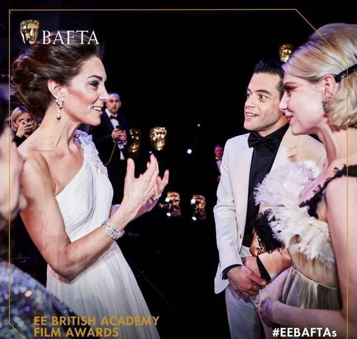 BAFTA颁奖礼：威廉的主场凯特是焦点，群星闪烁不及王妃莞尔一笑