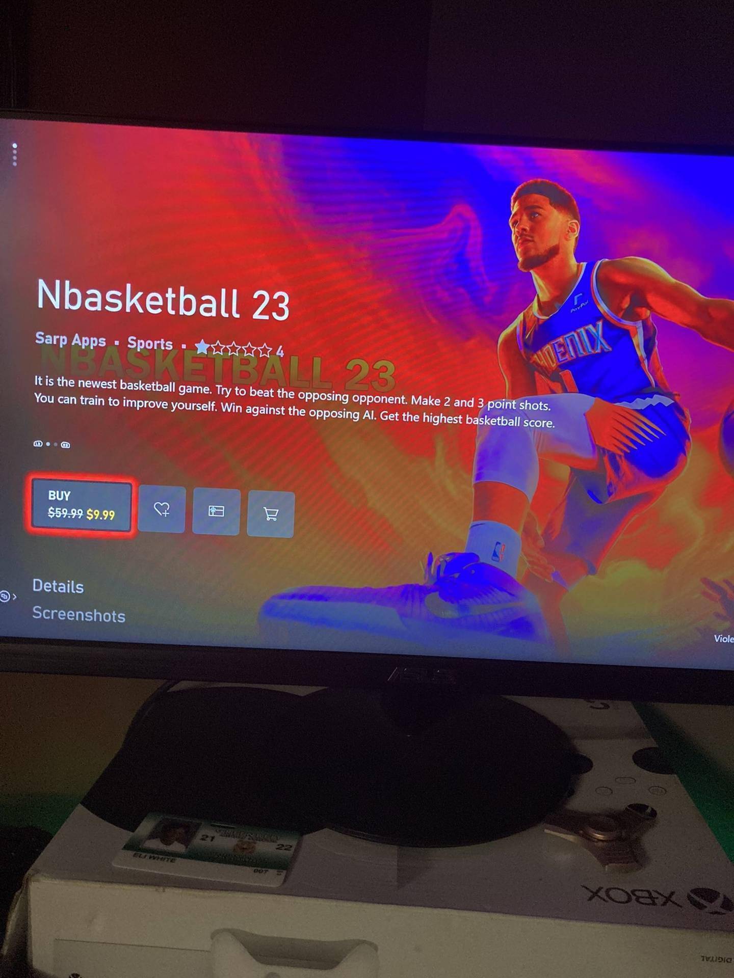 微软 Xbox 商铺惊现冒充《NBA 2K23》游戏，有网友受骗给出差评