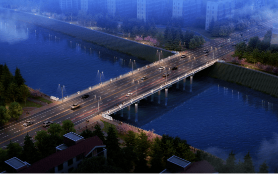 在"阜新住建"微信公众号发布的《【意见征集】人民桥,四合桥设计方案