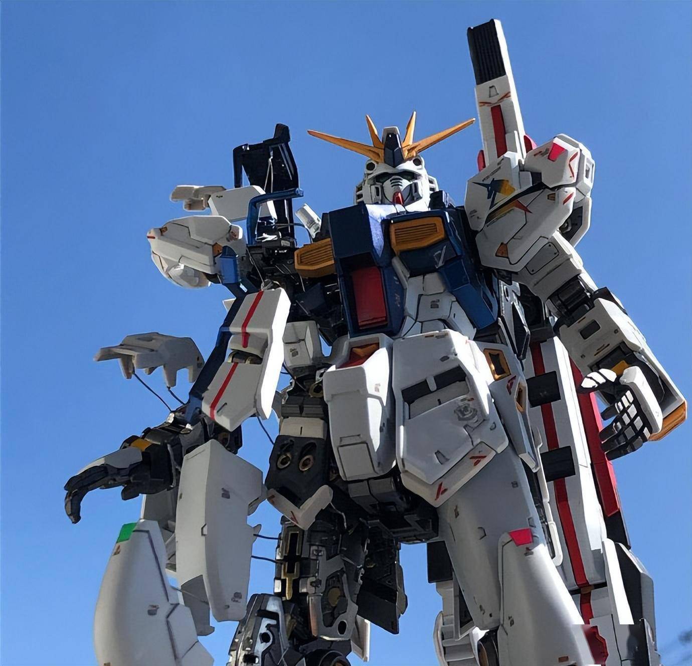 爆甲改造rg比例福冈牛高达模型