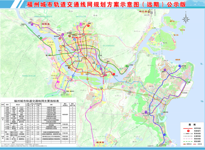 再建6条线路，福州最新地铁规划公布_建设_运营_全线