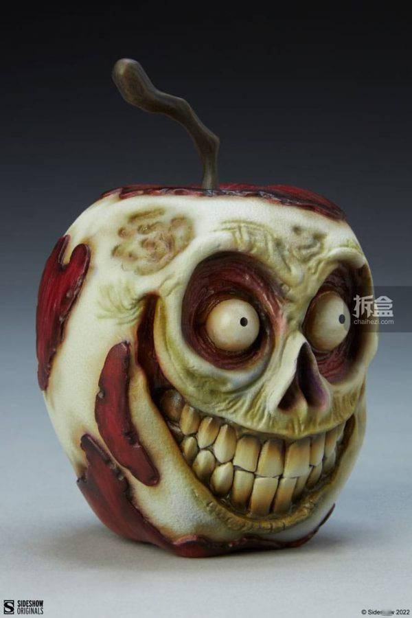 sideshow peeled apple 脱皮苹果 万圣节南瓜骷髅q版雕像_产品_官方