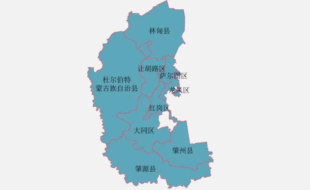 大庆市的区划调整,东北三省的第5大城市,为何有9个区县?