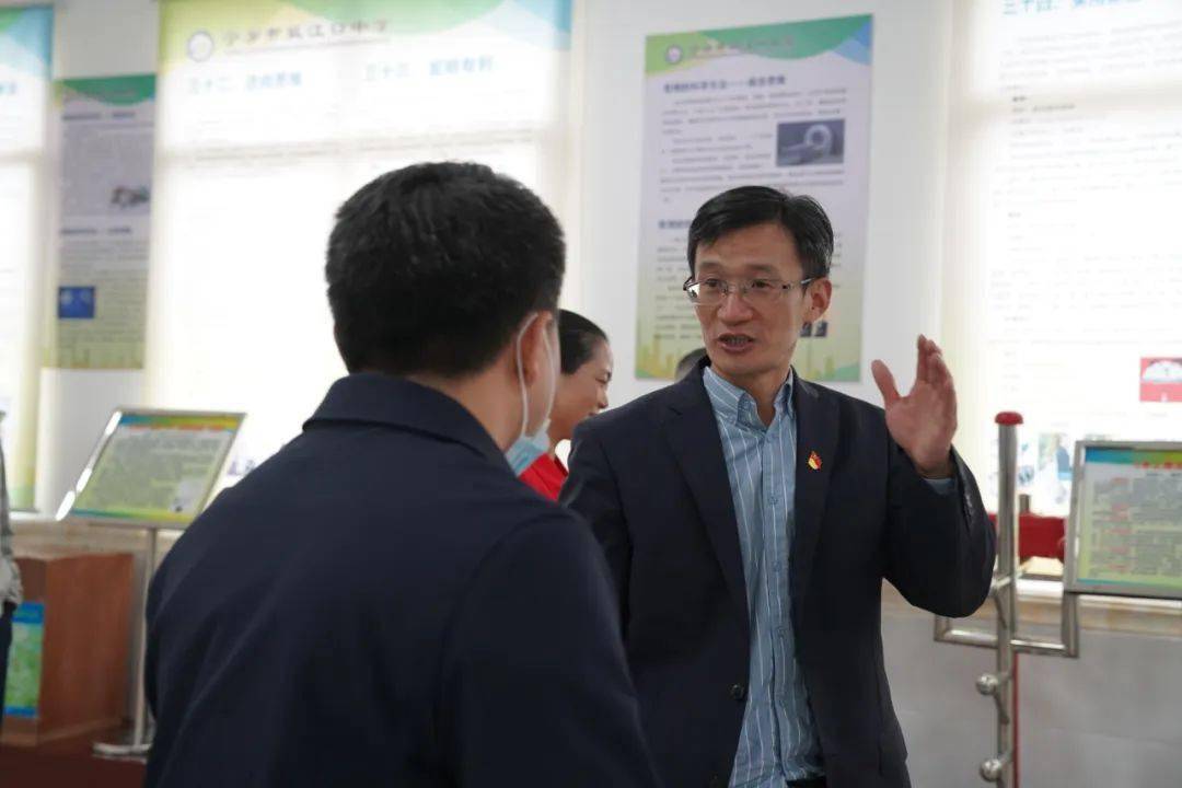 宁乡现场调研省科协青少年科技中心主任钟飞彪一行当天上午优秀组织奖