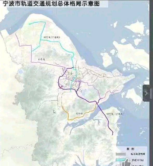 宁波地铁线路图 奉化图片