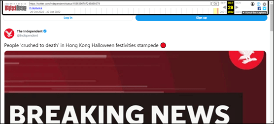 英媒出现巨大乌龙写出“香港踩踏死了150余人”，被调侃已经“脑死亡”