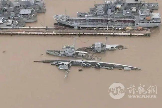 台风过境致三艘海军舰艇沉没？菲律宾海军：已退役船舰