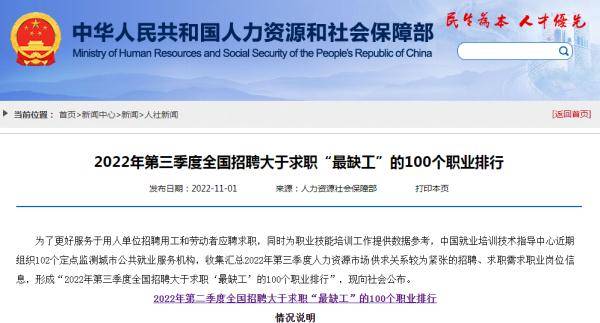 官宣!全国这些职业,最缺人!_程度_道路_汽车