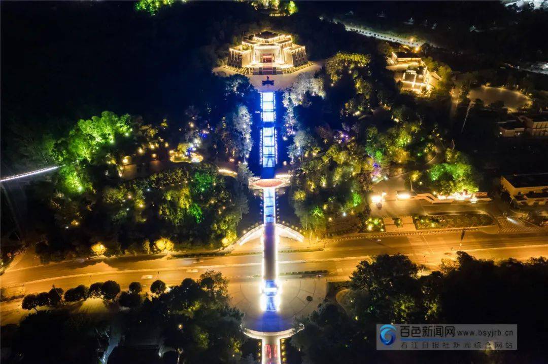 百色越夜越美丽!昨晚,轰动全城!_右江_光影_灯光