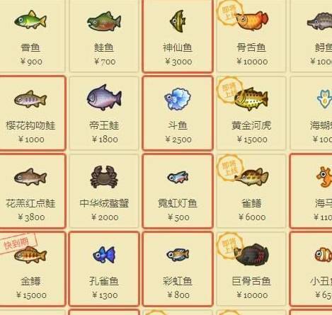 动物之森-5月可钓到的全部鱼类 鱼类稀有度排序_南半球_攻略_部分