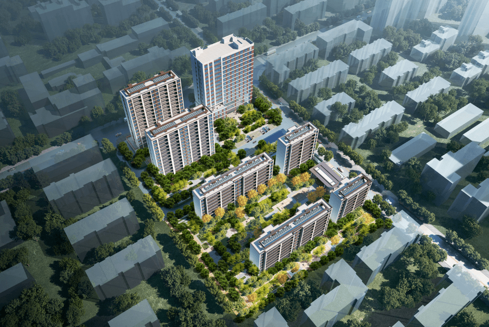 市北抚顺路南侧新盘曝光：拟建6栋8-16F住宅及1栋老年颐养中心_市北区_建设_项目