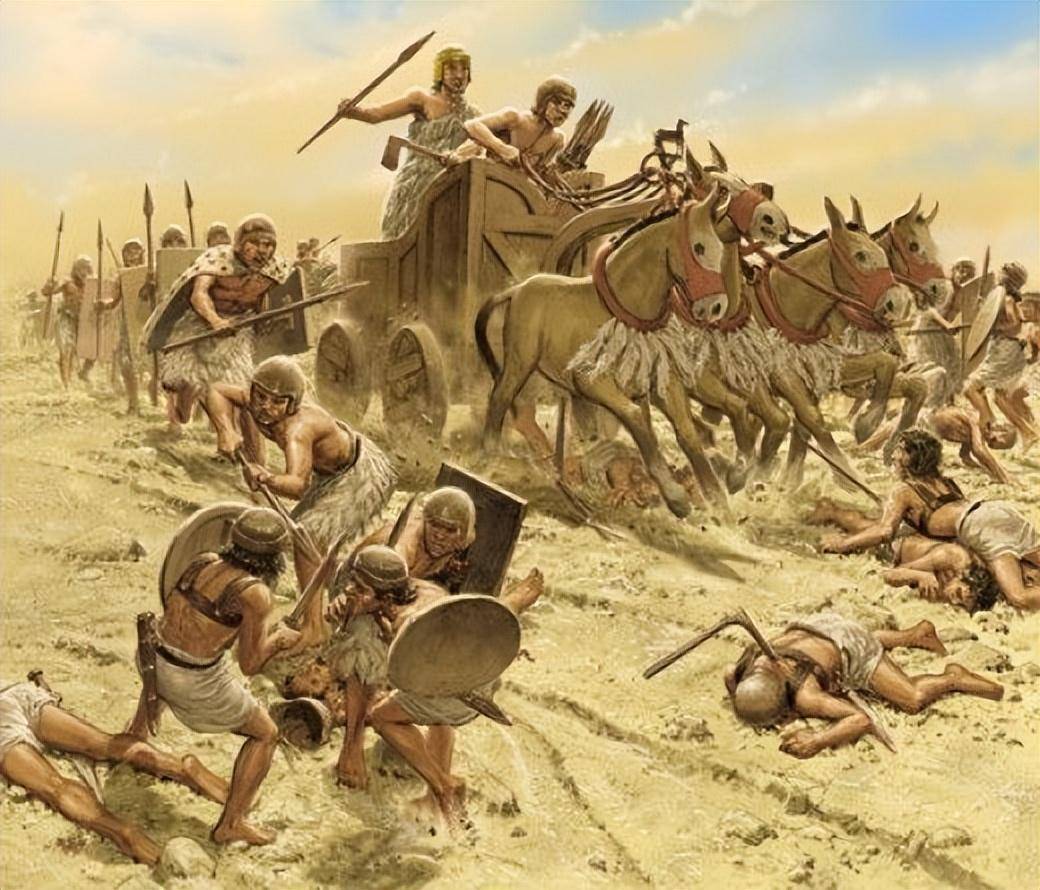 苏美尔人:历史上的第一支军队创办者_乌尔_公元前_战车