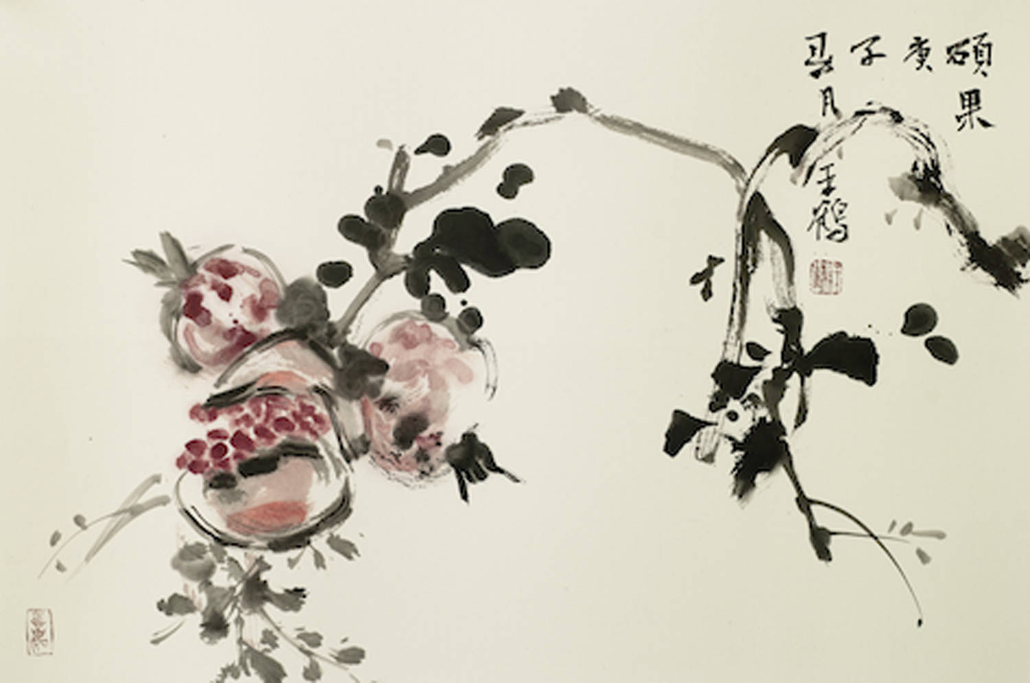 书画家王鹤先生水墨花鸟画赏析_cm_艺术_力量