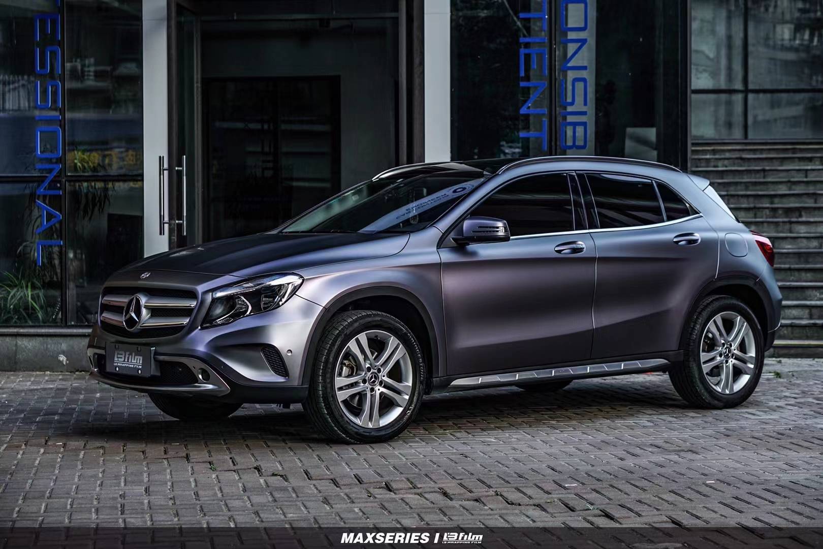 lb改色膜卡普里灰紫,极具高级感缎面的紫灰色_紫色_特质_低调