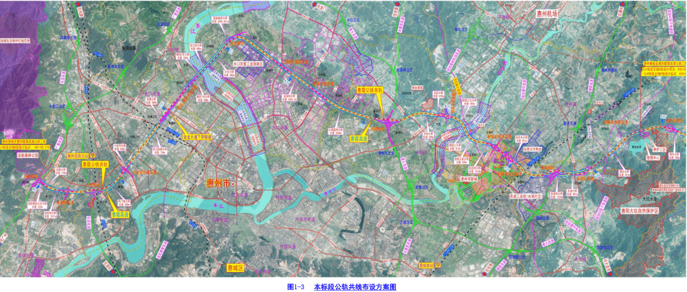 水口区域段值得注意的是现在只是先预留并不会一步到位据"明言惠州"的