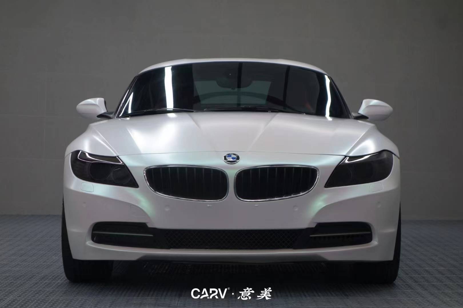 宝马z4卡孚carv改色膜曙光白,高贵典雅_搜狐汽车_搜狐网