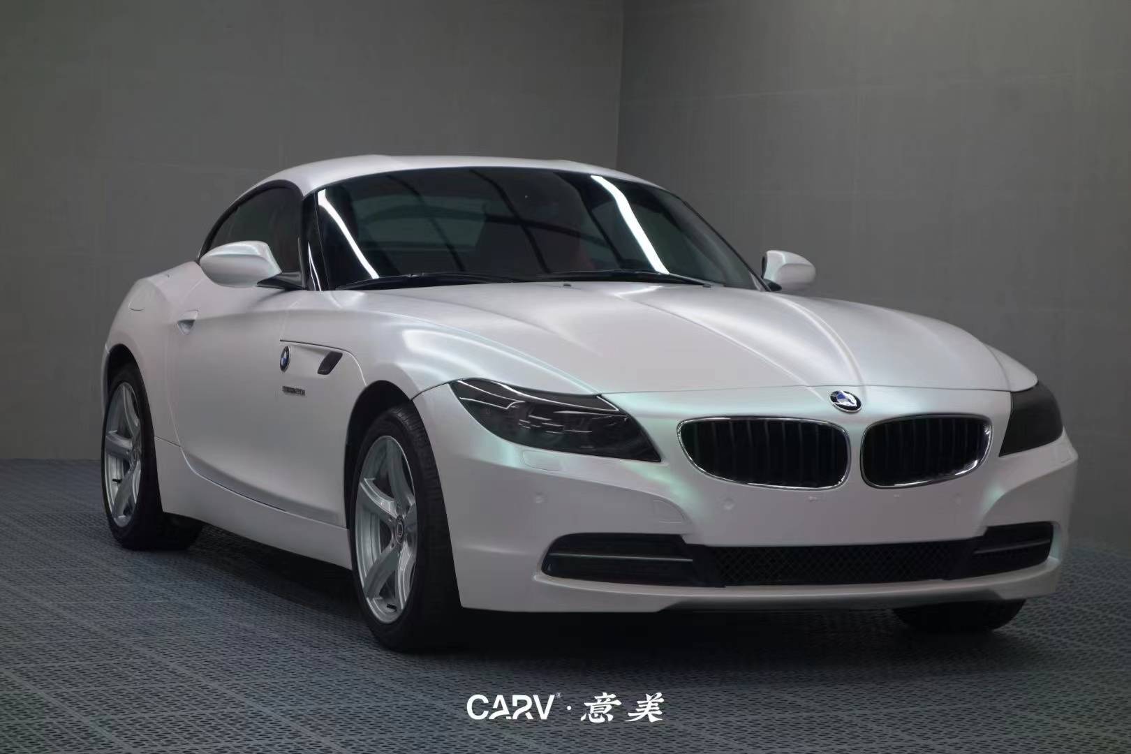 宝马z4卡孚carv改色膜曙光白,高贵典雅_搜狐汽车_搜狐网