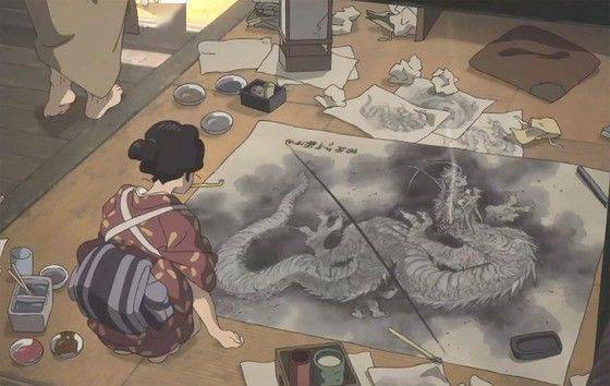 吉原格子里之图》由此诞生了她最具有代表性的画作原来这就是光与影的