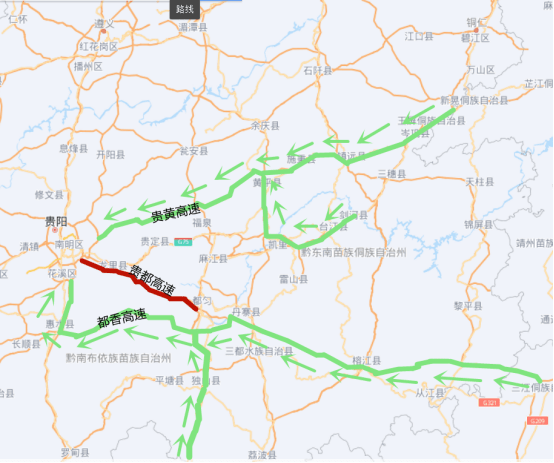 贵黄高速公路规划图图片