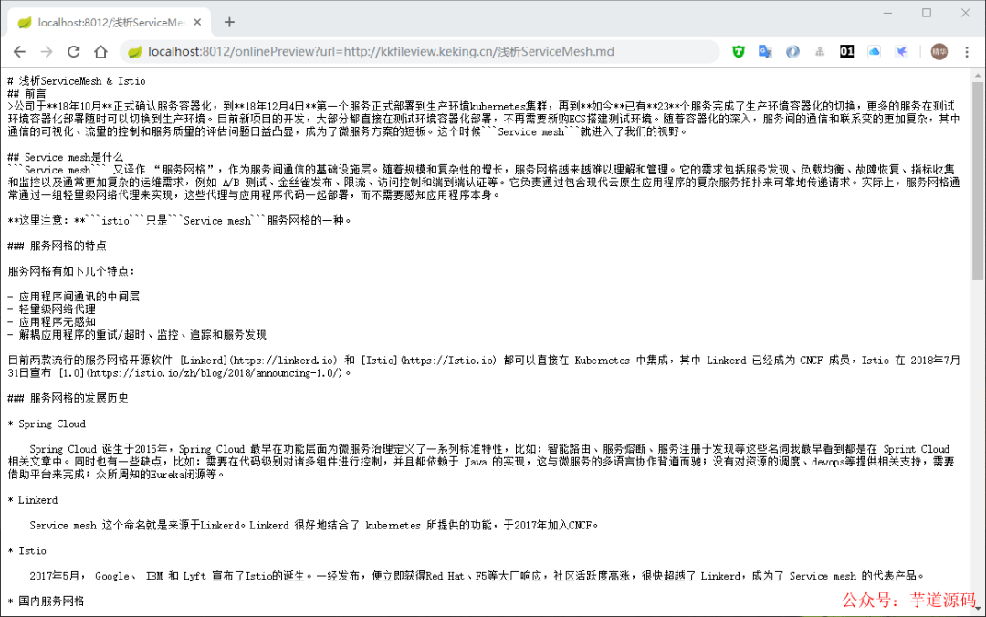 Spring Boot 实现万能文件在线预览_文档_支持_效果