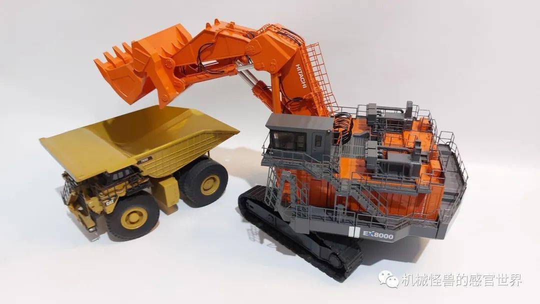 3d打印 | 东瀛巨兽,1:50 日立 ex8000 矿用挖掘机_模型_驾驶员_厂家