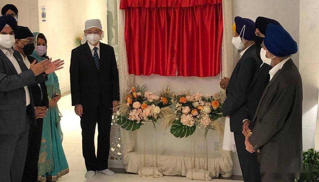位于湾仔皇后大道东的香港锡克教庙(khalsa diwan sikh temple)完成