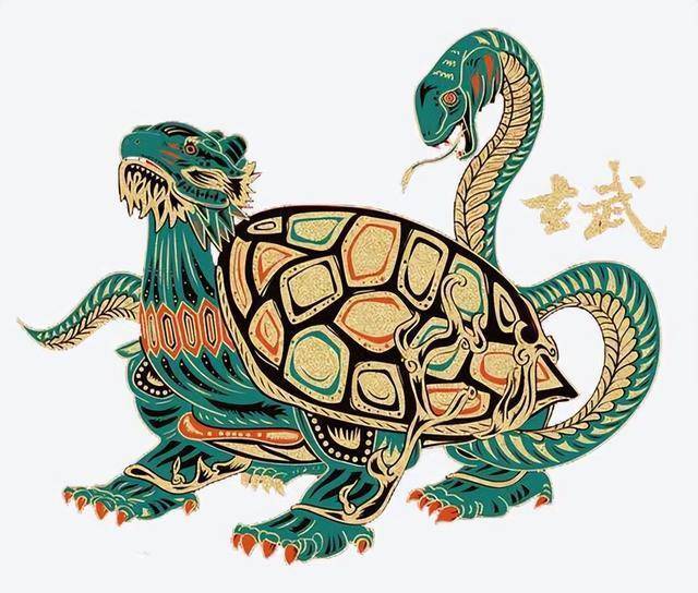 玄武龟蛇同体的形象是怎么来的?_星宿_融合_图腾