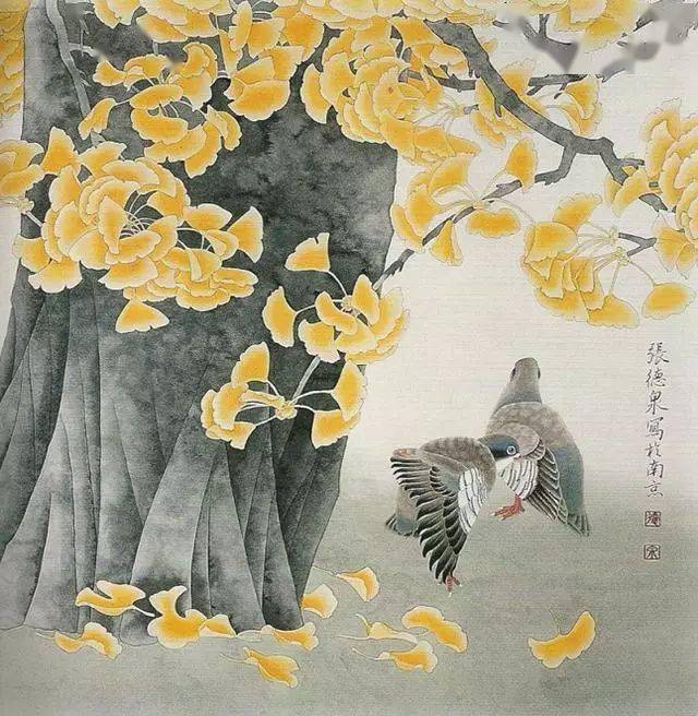 工笔花鸟图片:张德泉40幅花鸟作品画欣赏,太漂亮了_昙花_般若_波罗