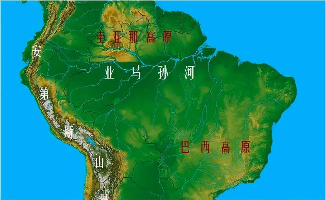 亚马逊河流淌在南美洲的北部地区,它是地球上流量最大,长度为世界第二