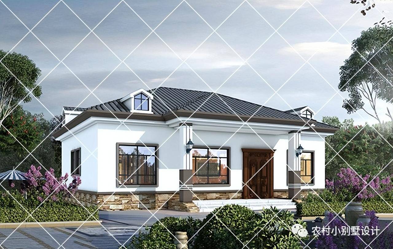 45款一层农村别墅,各有特色,低造价15万建房,人人都建得起
