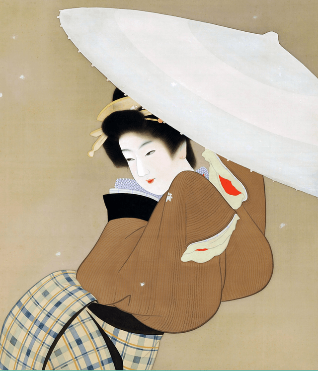 内蒙校尉带您欣赏京都天才少女笔下的美人画|上村松园_好评_明治_时期