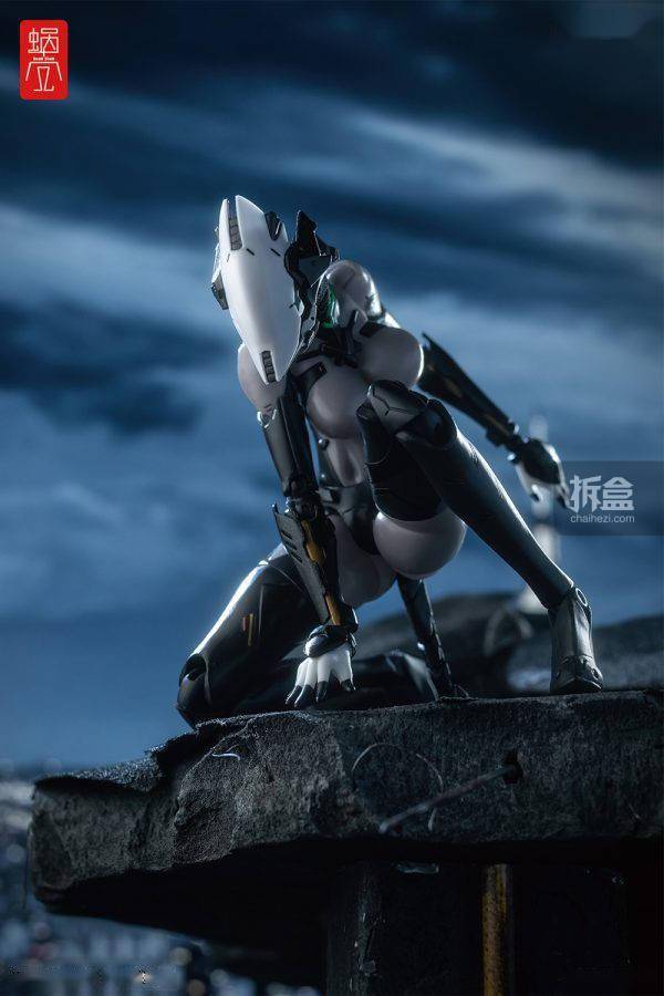 蜗之壳 assassin 阿萨辛 暗杀者 1/12可动机娘pvc手办模型_原画设计