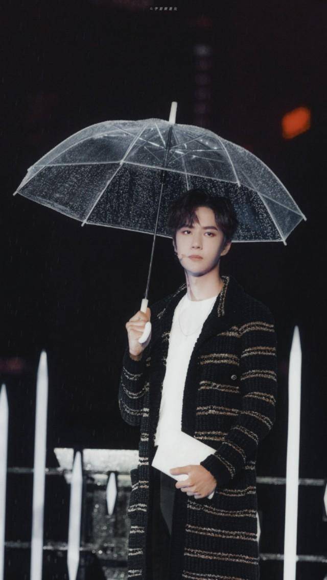王一博雨伞标志图片