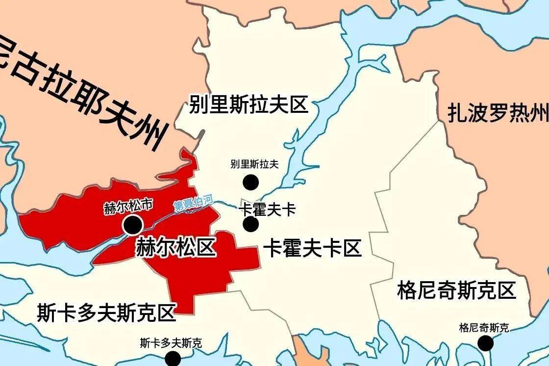 乌克兰赫尔松地图图片