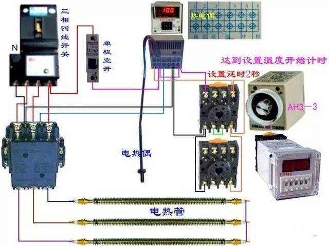 135張圖,開關,電機,斷路器,電熱偶,電錶接線圖大全,不怕你看不懂!