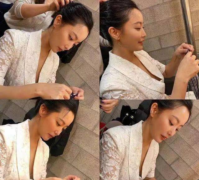 43岁女神金喜善近况:穿v领连衣裙梳包子头,自爆喜欢bts_电影_神话