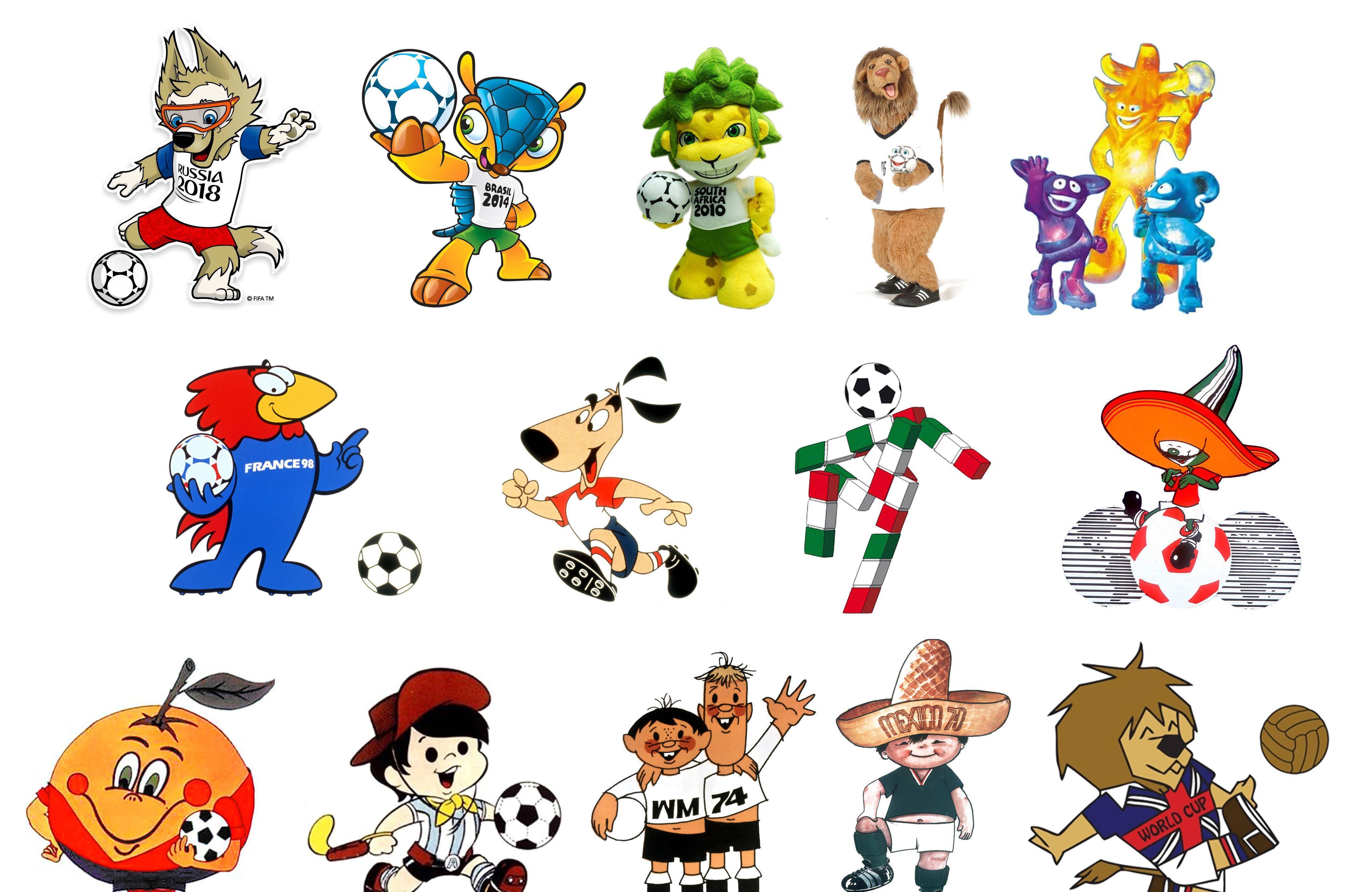 历届世界杯吉祥物图片图片