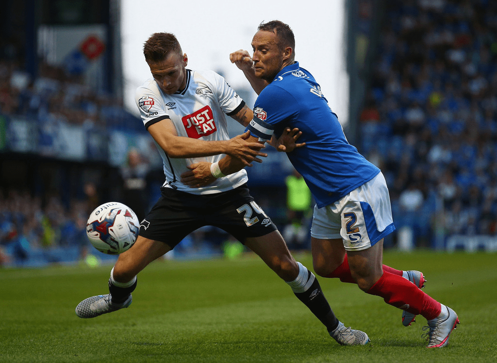朴茨茅斯周五晚上在英甲主场迎战德比郡,双方都希望继续推动晋级.