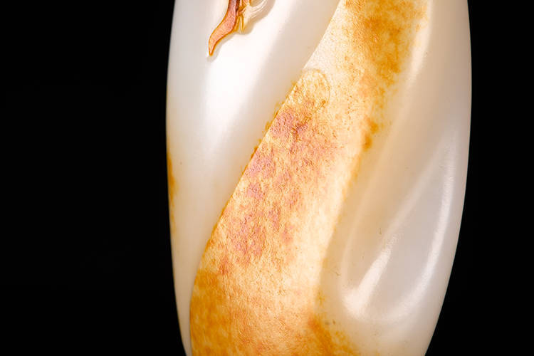 王一卜玉雕《云起》 璞玉雅藏 和田玉籽料 王一卜最新玉雕鉴赏_气息