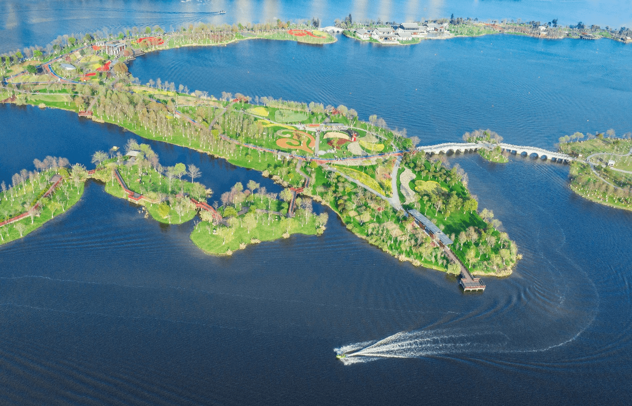 乐清市清和公园 图源:乐清市委宣传部走进乐清市清和公园,微风轻拂