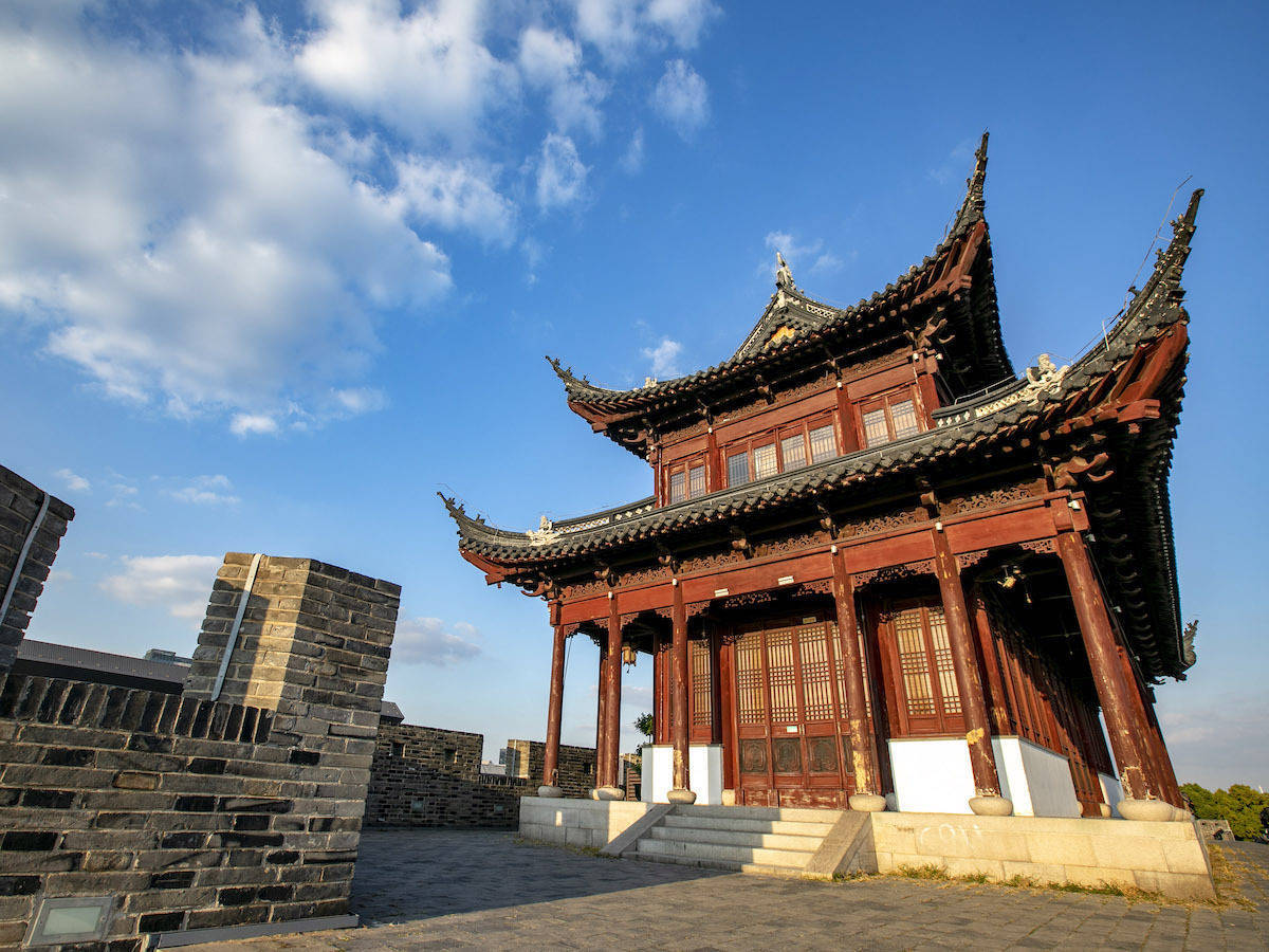 镜头里的苏州老城门!