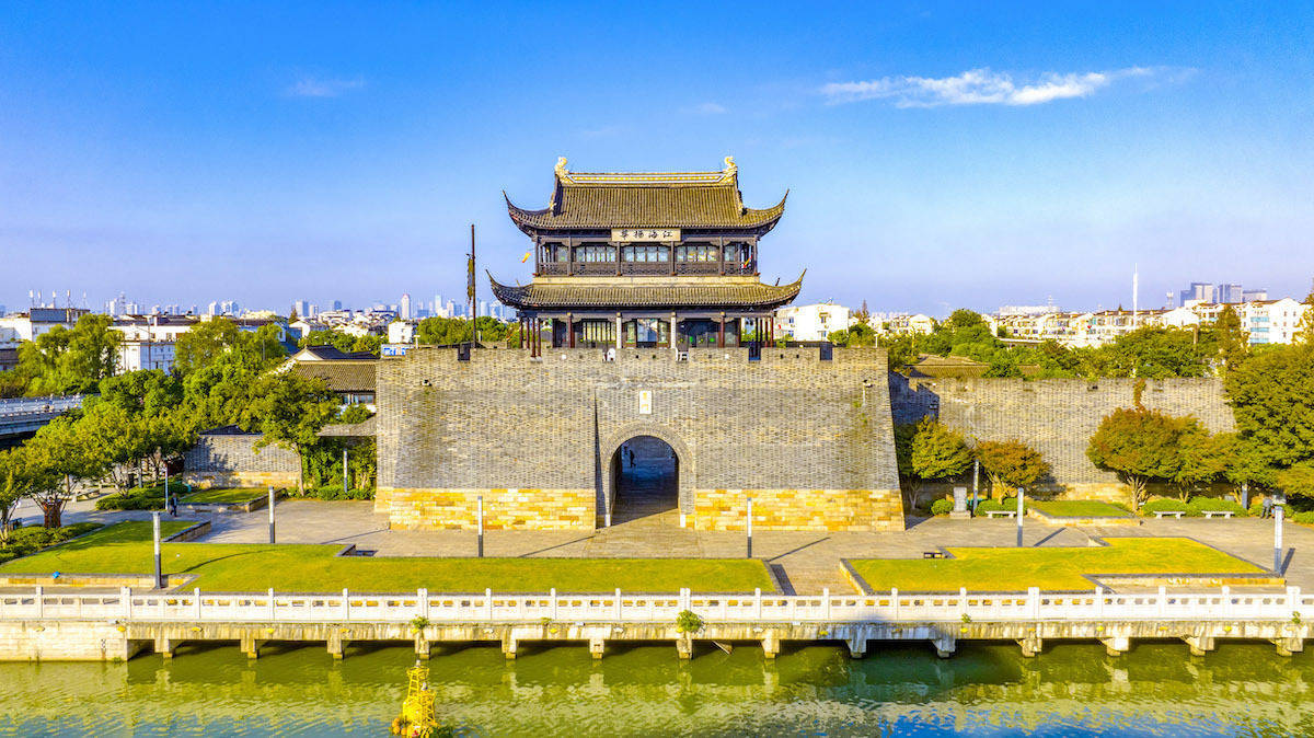 这座城门曾是苏州唯一的中西合璧式近代城门_银胥门_娄门_城楼
