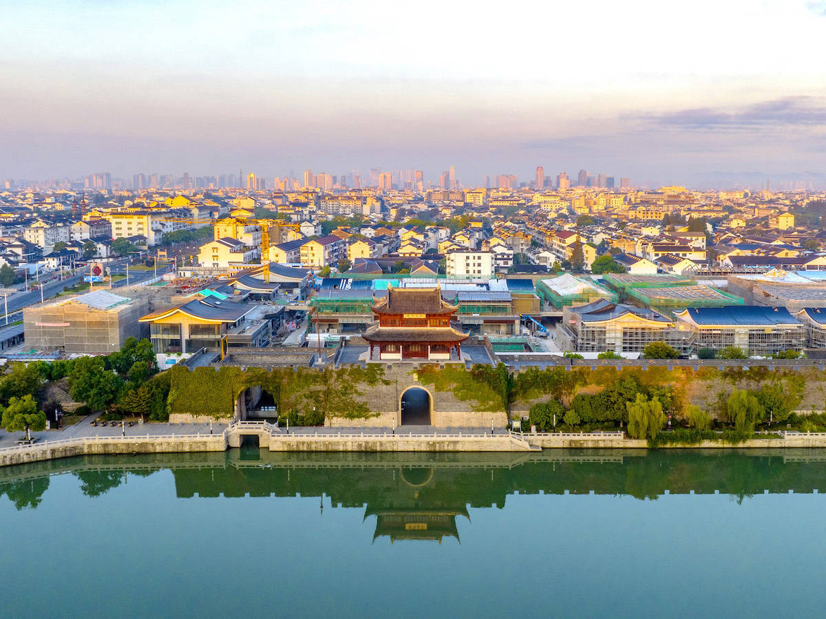 镜头里的苏州老城门!